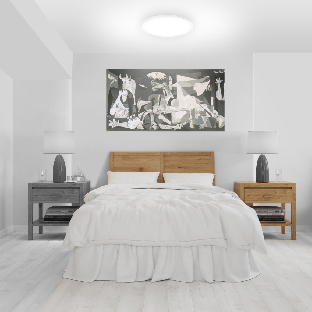 camera da letto con luce naturale